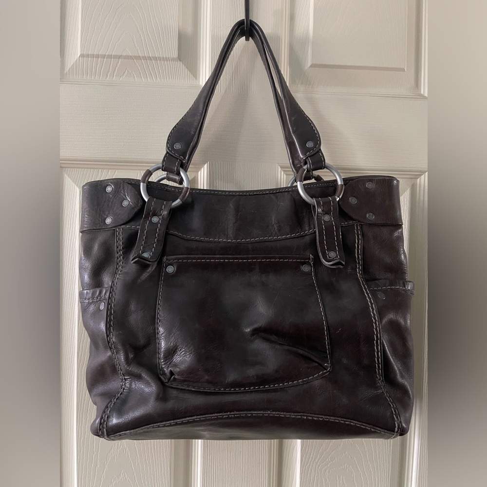 RUEHL No. 925 Brown Leather Purse - Picture 6 of 9